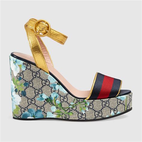 gucci playform sandal|platform gucci sandals for women.